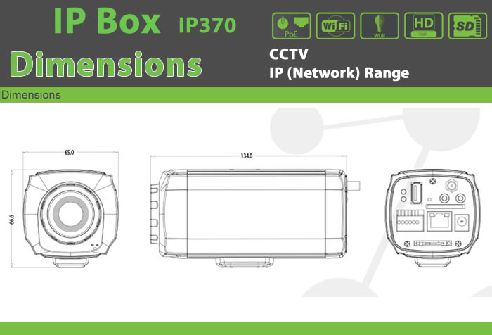IP370 - CCTV Cameras IP (Network) BOX